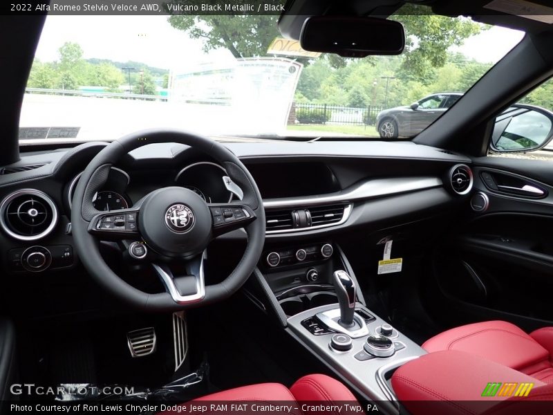 Dashboard of 2022 Stelvio Veloce AWD