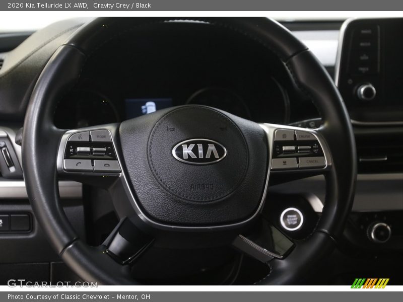Gravity Grey / Black 2020 Kia Telluride LX AWD