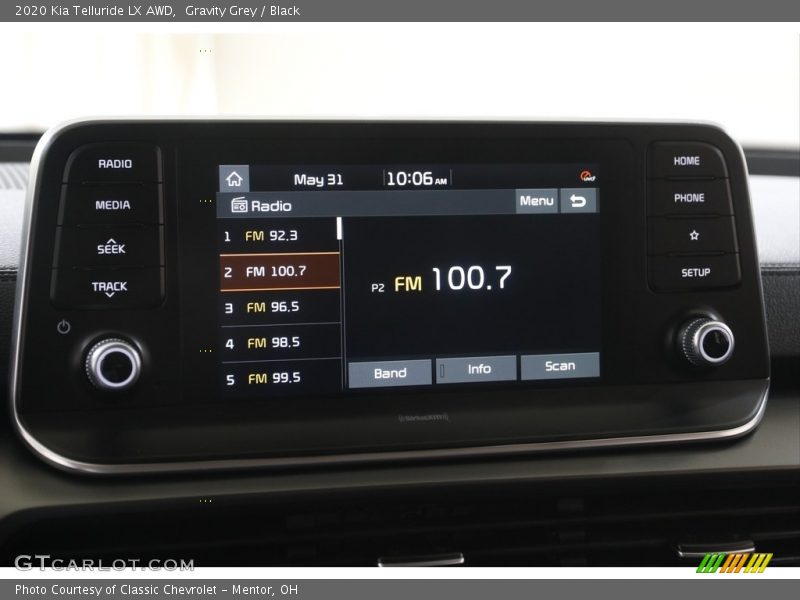 Gravity Grey / Black 2020 Kia Telluride LX AWD