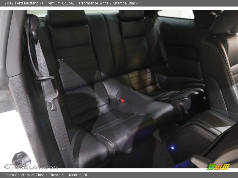 Performance White / Charcoal Black 2012 Ford Mustang V6 Premium Coupe