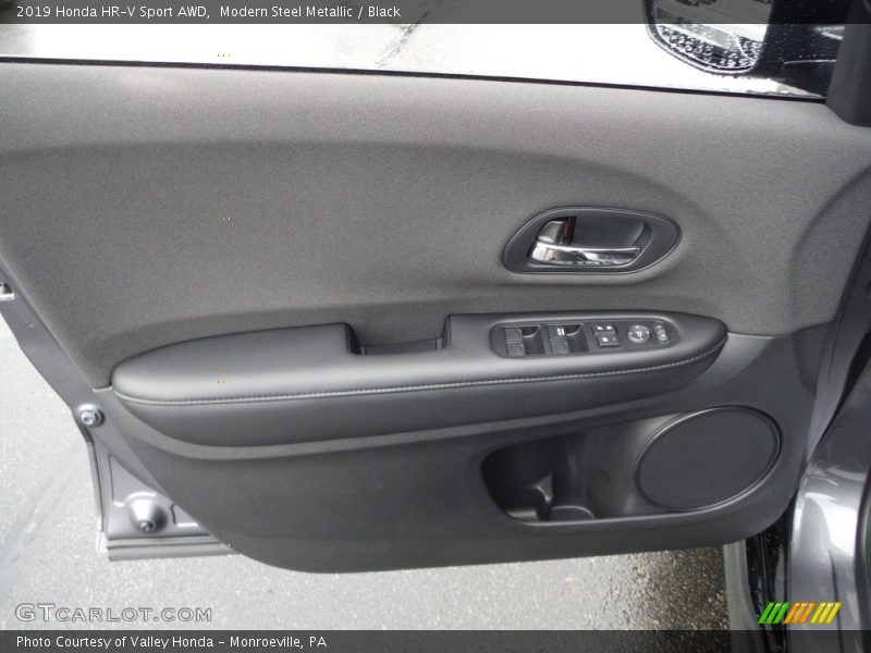 Modern Steel Metallic / Black 2019 Honda HR-V Sport AWD