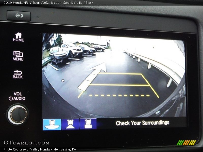 Modern Steel Metallic / Black 2019 Honda HR-V Sport AWD