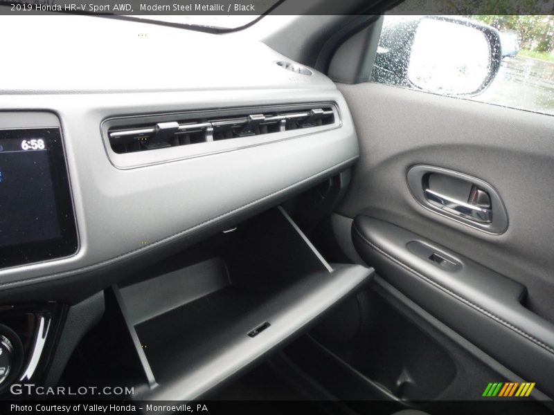Modern Steel Metallic / Black 2019 Honda HR-V Sport AWD