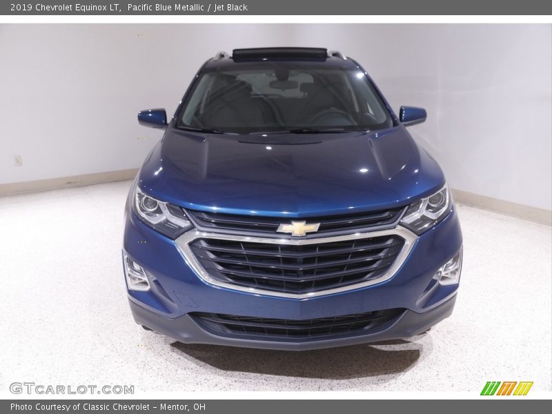 Pacific Blue Metallic / Jet Black 2019 Chevrolet Equinox LT