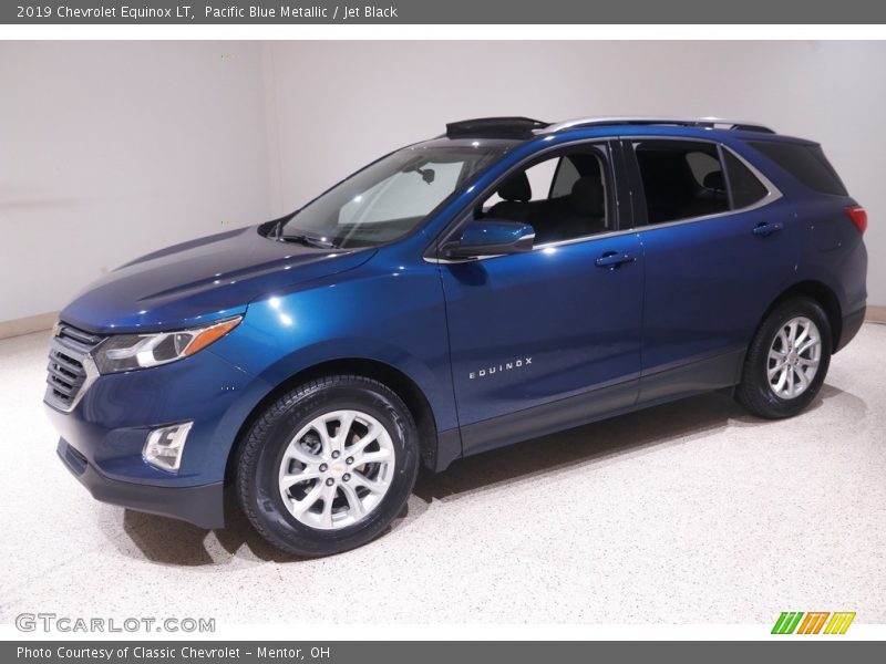 Pacific Blue Metallic / Jet Black 2019 Chevrolet Equinox LT