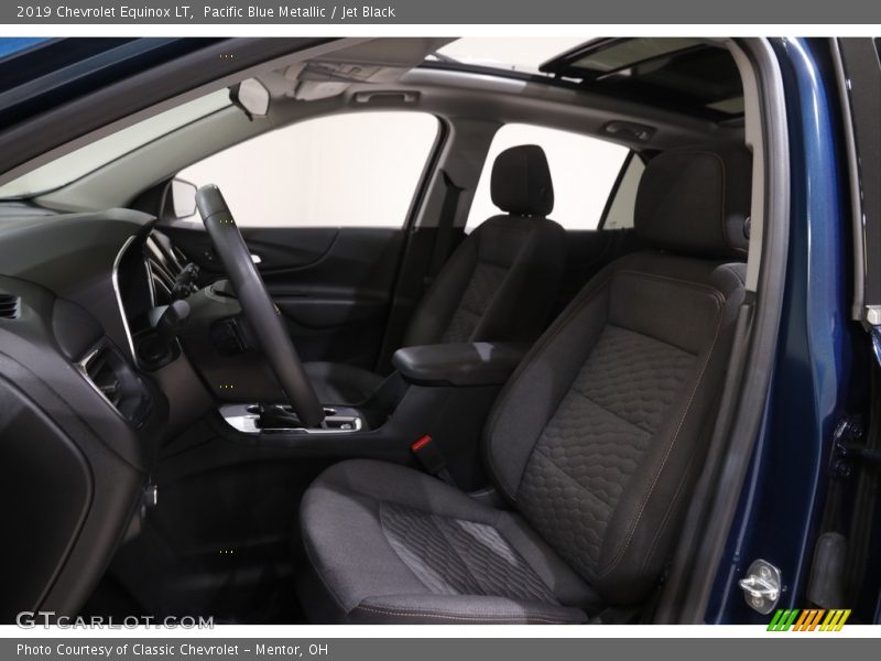 Pacific Blue Metallic / Jet Black 2019 Chevrolet Equinox LT