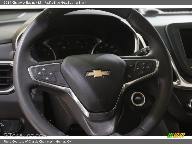 Pacific Blue Metallic / Jet Black 2019 Chevrolet Equinox LT