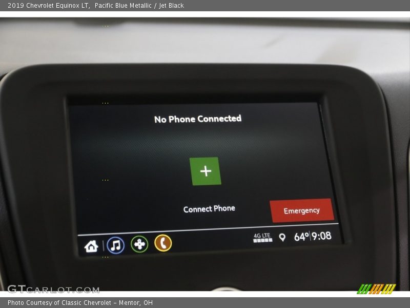 Pacific Blue Metallic / Jet Black 2019 Chevrolet Equinox LT