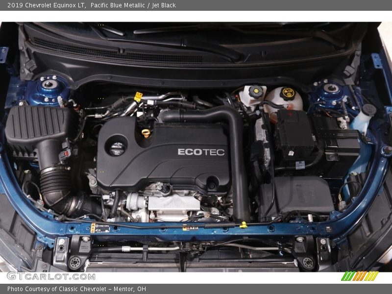 Pacific Blue Metallic / Jet Black 2019 Chevrolet Equinox LT