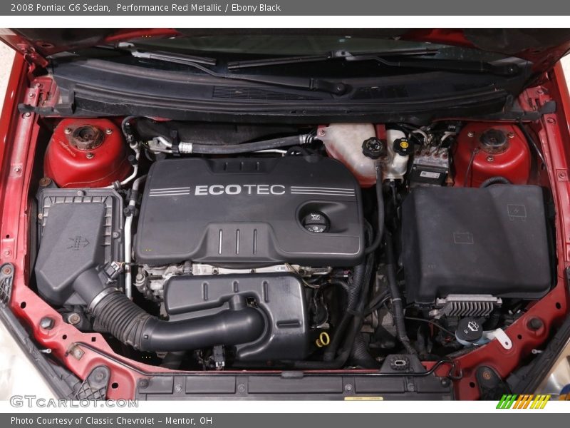 Performance Red Metallic / Ebony Black 2008 Pontiac G6 Sedan