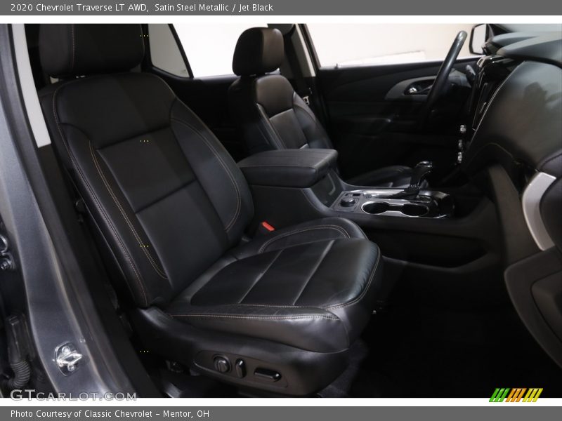 Satin Steel Metallic / Jet Black 2020 Chevrolet Traverse LT AWD