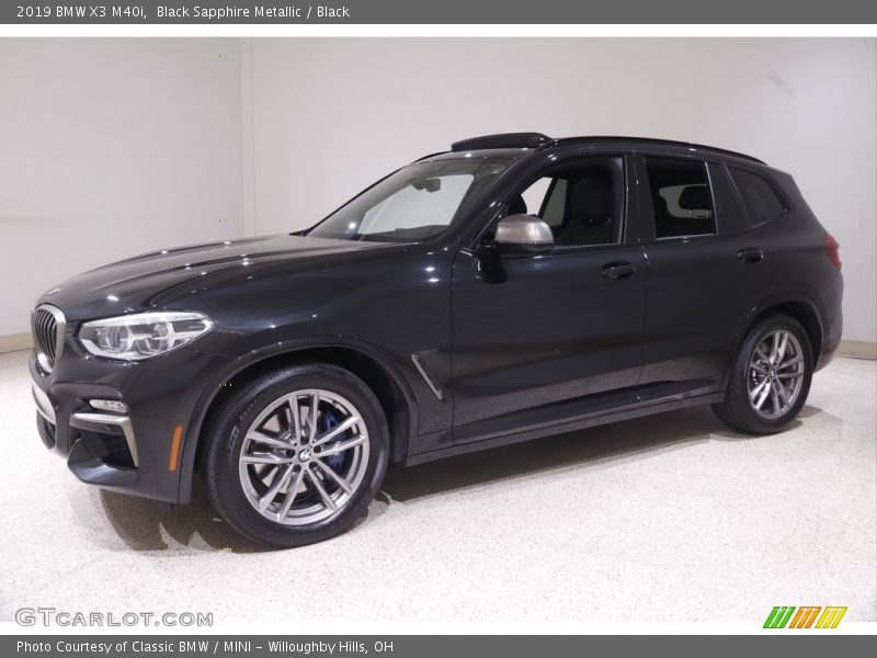Black Sapphire Metallic / Black 2019 BMW X3 M40i