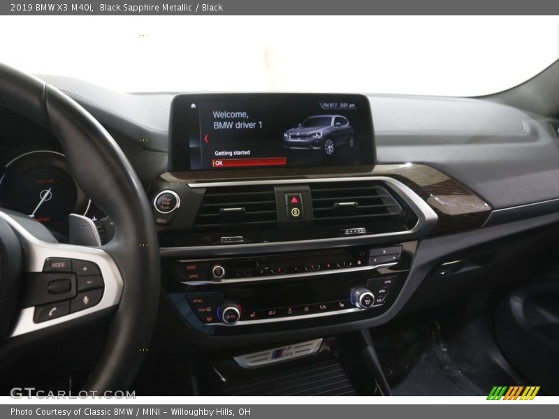 Black Sapphire Metallic / Black 2019 BMW X3 M40i