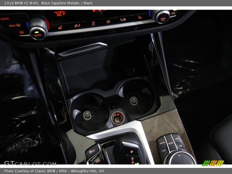 Black Sapphire Metallic / Black 2019 BMW X3 M40i
