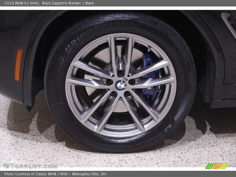 Black Sapphire Metallic / Black 2019 BMW X3 M40i