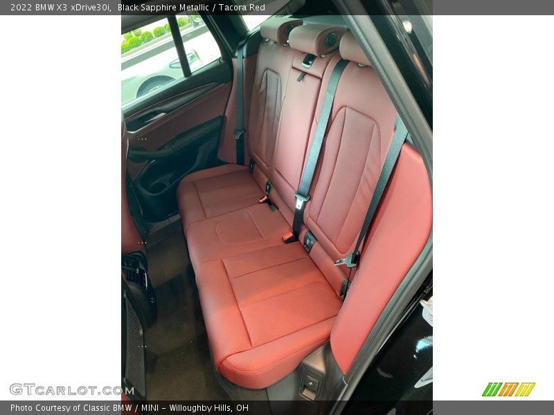 Rear Seat of 2022 X3 xDrive30i
