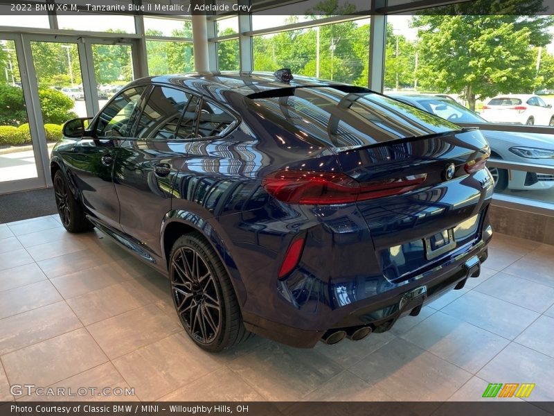 Tanzanite Blue II Metallic / Adelaide Grey 2022 BMW X6 M