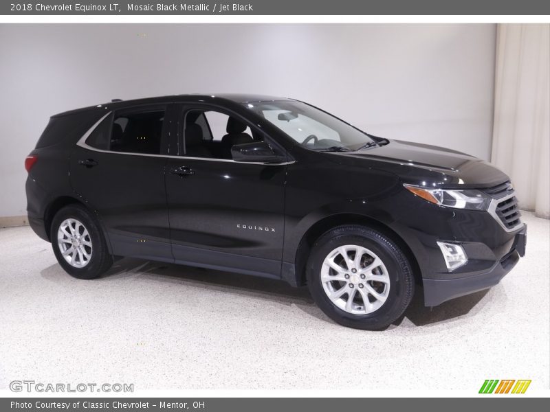 Mosaic Black Metallic / Jet Black 2018 Chevrolet Equinox LT