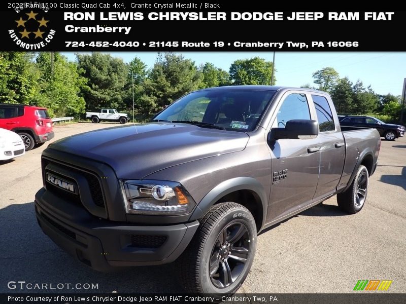 Granite Crystal Metallic / Black 2022 Ram 1500 Classic Quad Cab 4x4