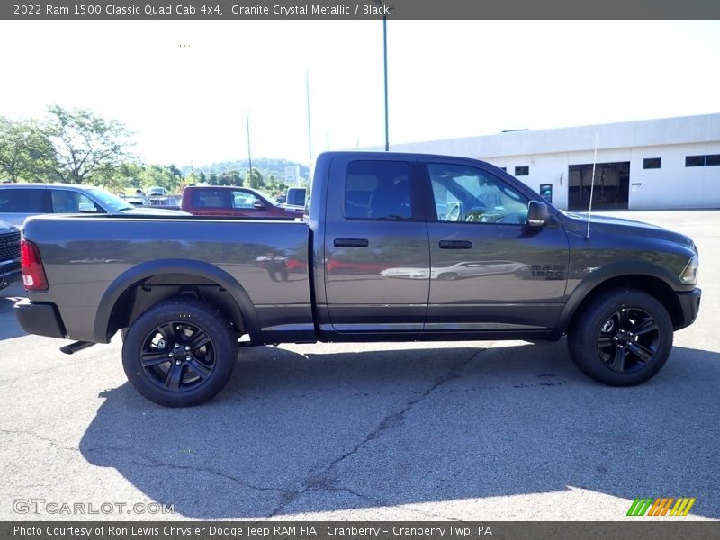 Granite Crystal Metallic / Black 2022 Ram 1500 Classic Quad Cab 4x4