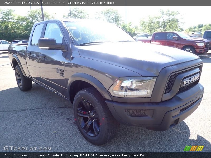 Granite Crystal Metallic / Black 2022 Ram 1500 Classic Quad Cab 4x4
