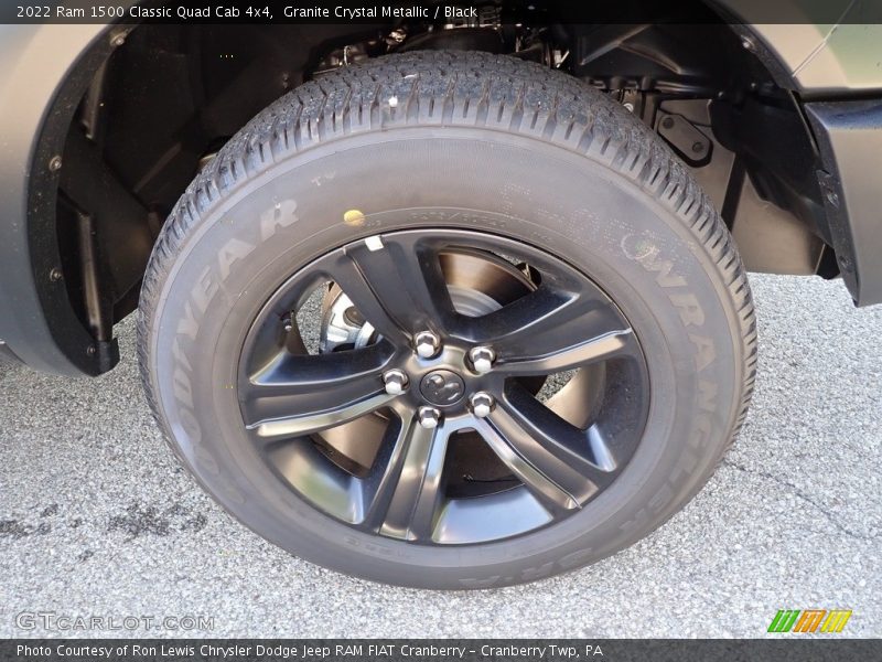 Granite Crystal Metallic / Black 2022 Ram 1500 Classic Quad Cab 4x4