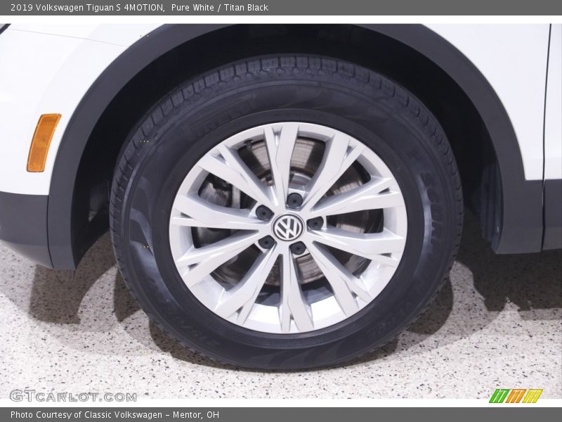 Pure White / Titan Black 2019 Volkswagen Tiguan S 4MOTION
