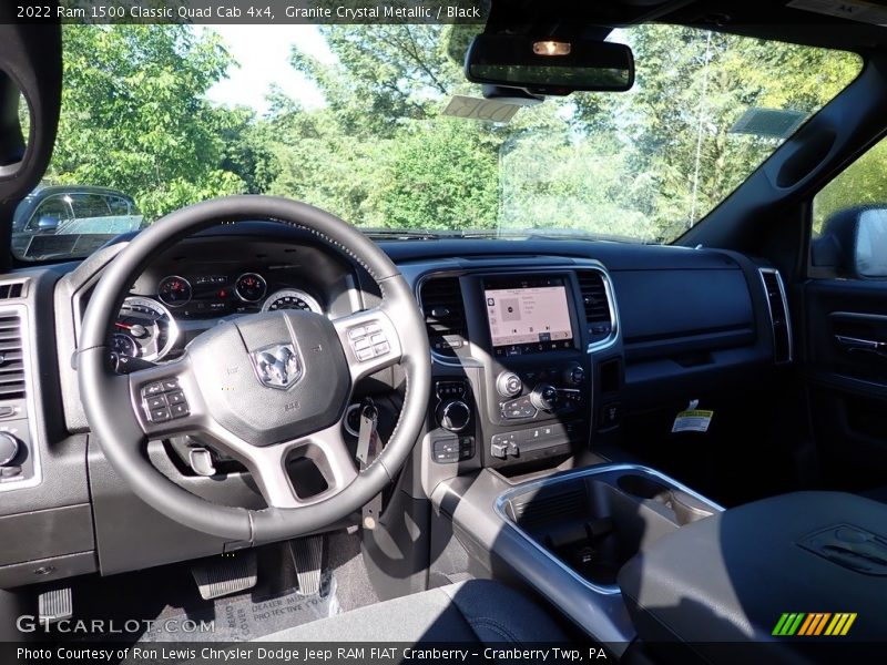 Granite Crystal Metallic / Black 2022 Ram 1500 Classic Quad Cab 4x4