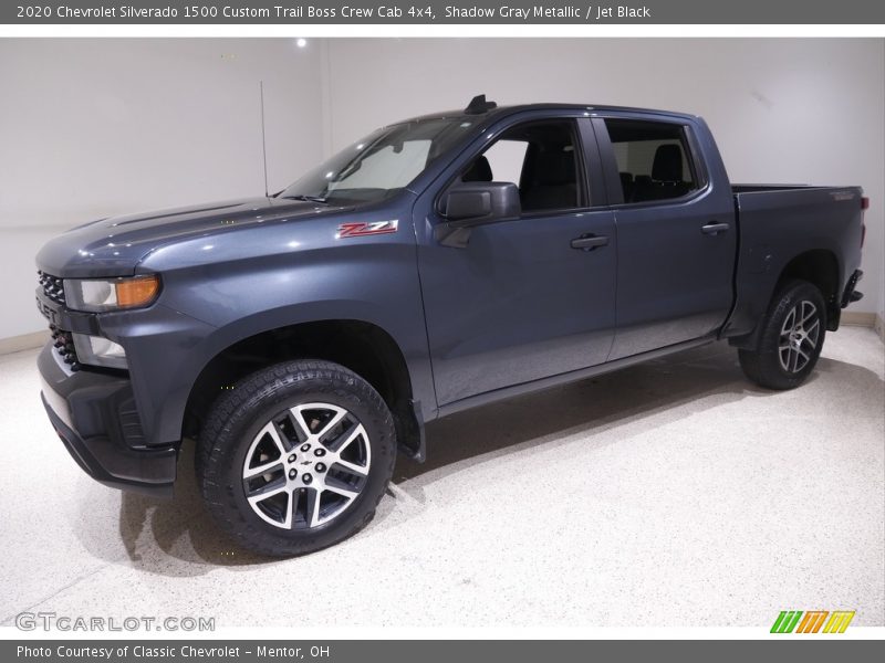 Shadow Gray Metallic / Jet Black 2020 Chevrolet Silverado 1500 Custom Trail Boss Crew Cab 4x4