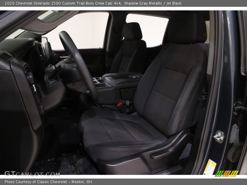 Shadow Gray Metallic / Jet Black 2020 Chevrolet Silverado 1500 Custom Trail Boss Crew Cab 4x4