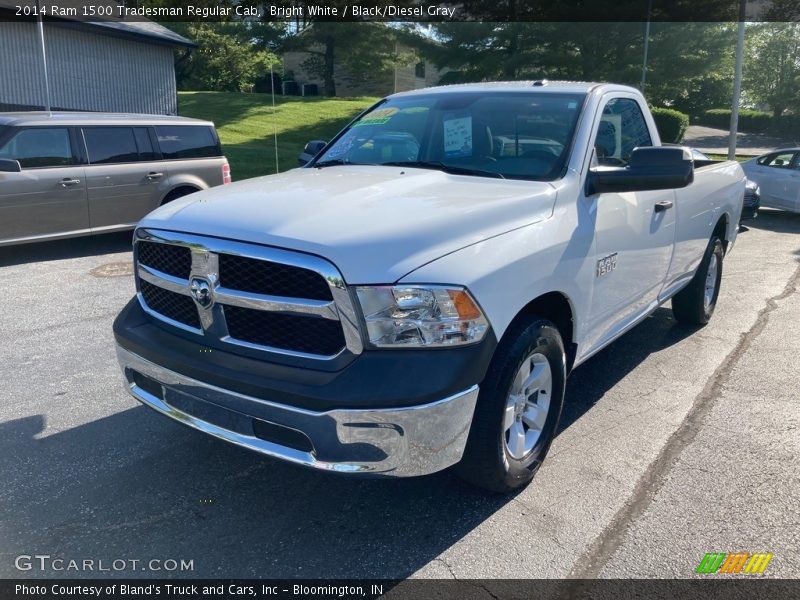 Bright White / Black/Diesel Gray 2014 Ram 1500 Tradesman Regular Cab