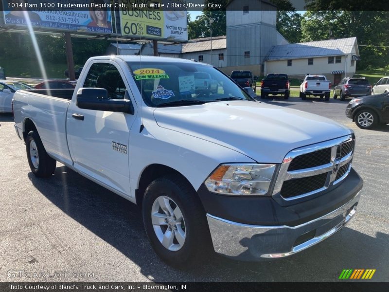 Bright White / Black/Diesel Gray 2014 Ram 1500 Tradesman Regular Cab