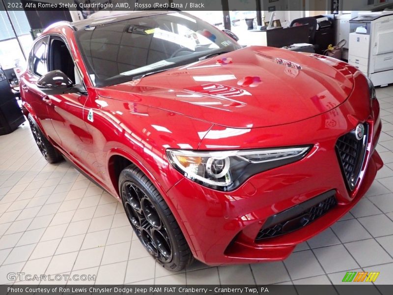 Front 3/4 View of 2022 Stelvio Quadrifoglio AWD
