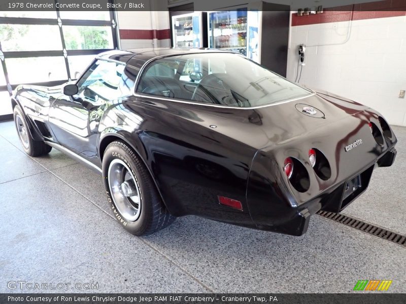 Black / Black 1978 Chevrolet Corvette Coupe