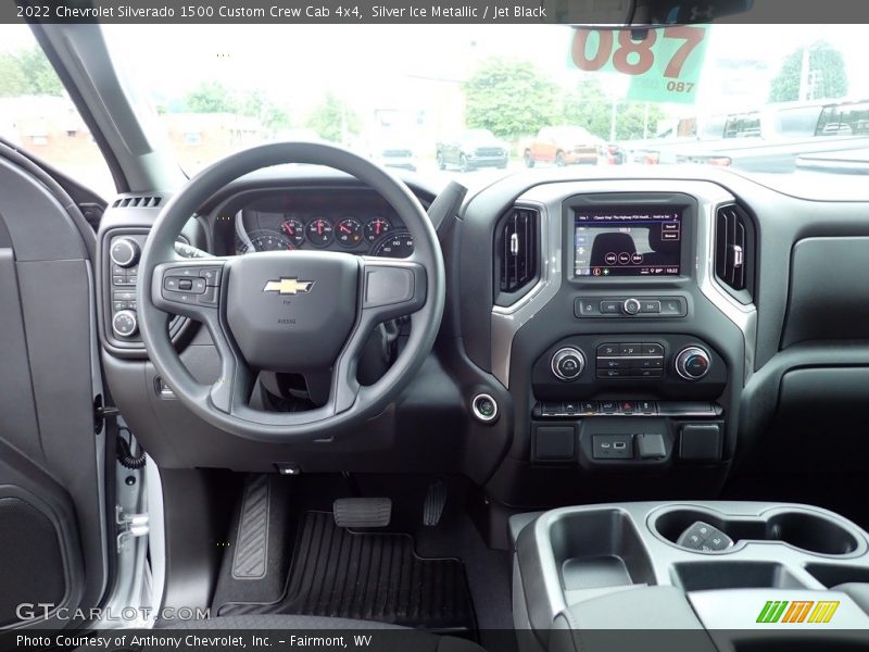Dashboard of 2022 Silverado 1500 Custom Crew Cab 4x4