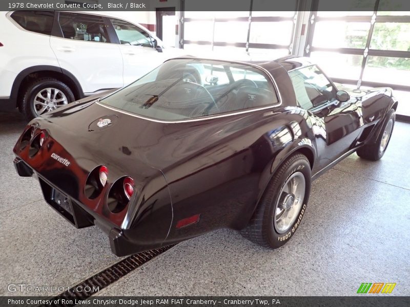 Black / Black 1978 Chevrolet Corvette Coupe