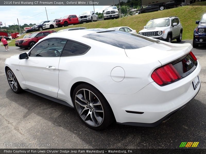 Oxford White / Ebony 2016 Ford Mustang GT Premium Coupe