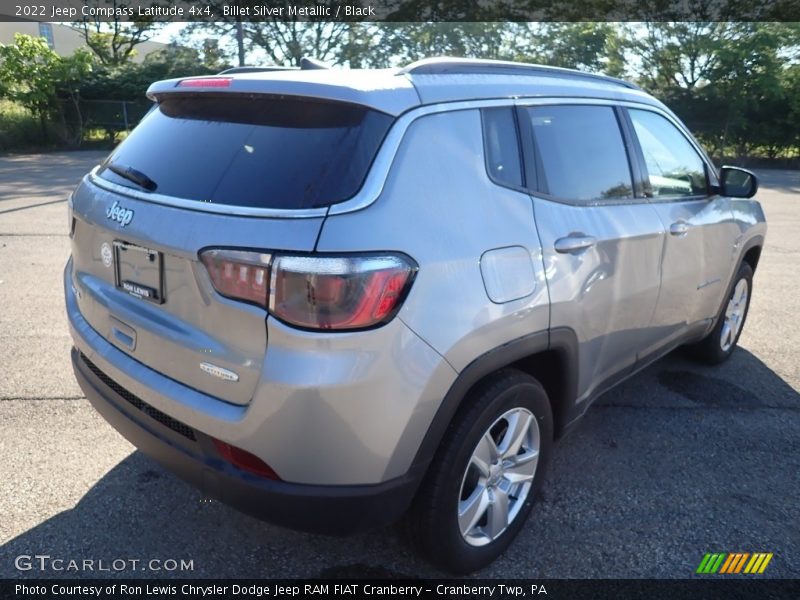 Billet Silver Metallic / Black 2022 Jeep Compass Latitude 4x4