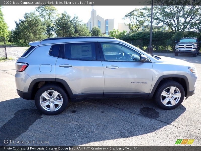 Billet Silver Metallic / Black 2022 Jeep Compass Latitude 4x4