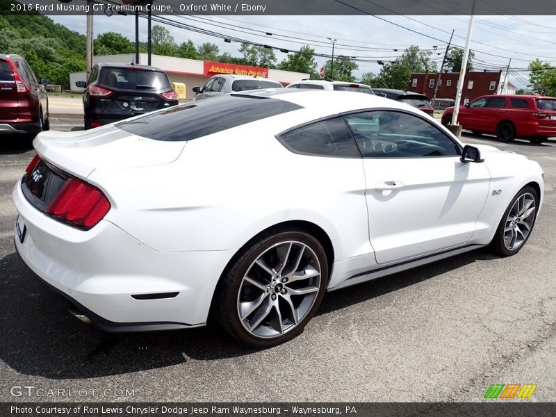 Oxford White / Ebony 2016 Ford Mustang GT Premium Coupe