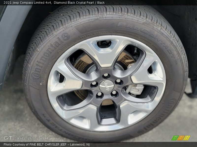 Diamond Black Crystal Pearl / Black 2021 Jeep Compass Limited 4x4