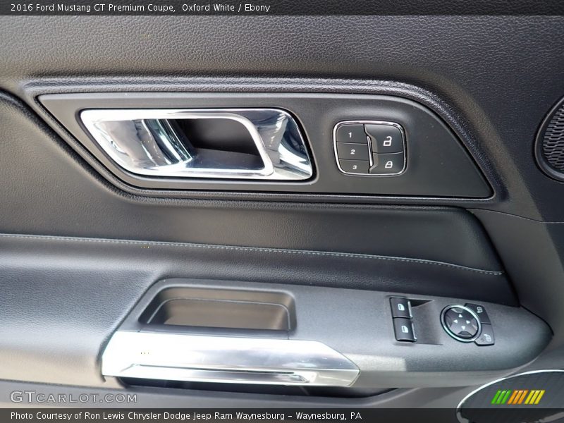 Oxford White / Ebony 2016 Ford Mustang GT Premium Coupe