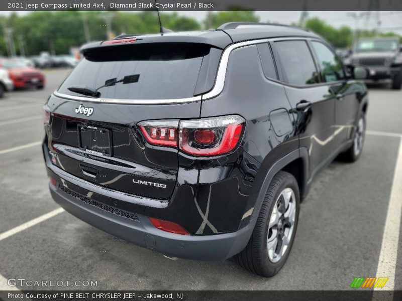 Diamond Black Crystal Pearl / Black 2021 Jeep Compass Limited 4x4