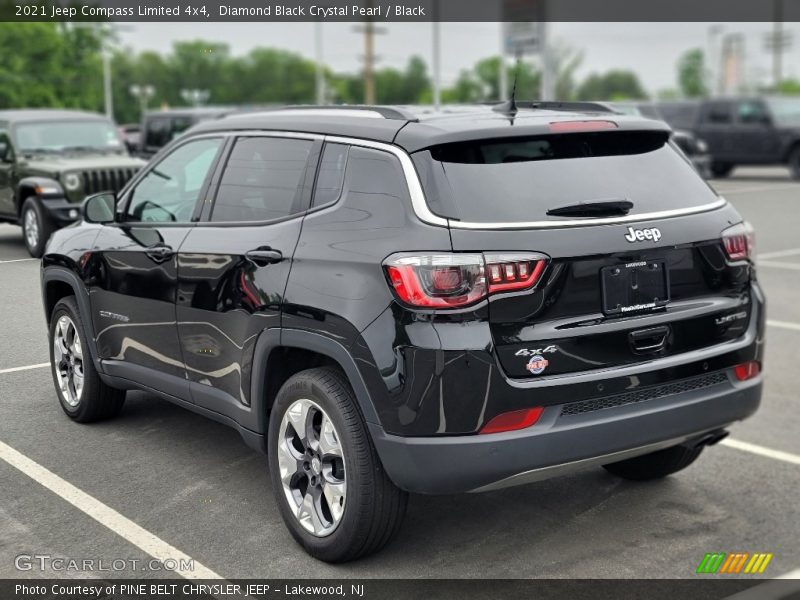 Diamond Black Crystal Pearl / Black 2021 Jeep Compass Limited 4x4