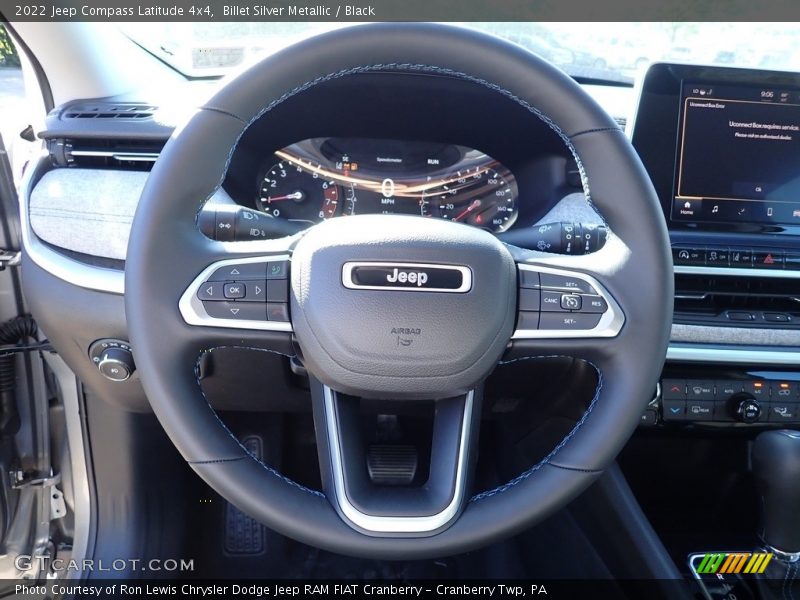 Billet Silver Metallic / Black 2022 Jeep Compass Latitude 4x4