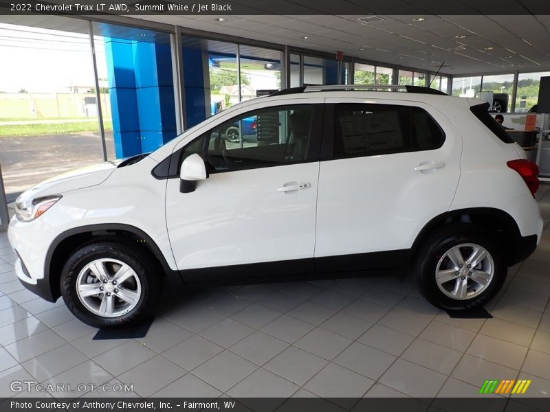 Summit White / Jet Black 2022 Chevrolet Trax LT AWD