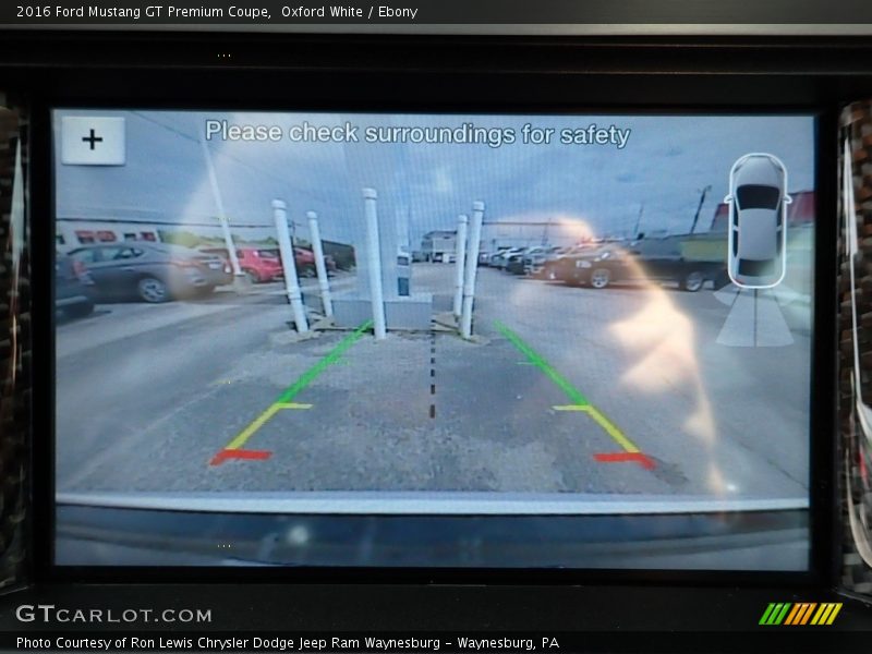 Oxford White / Ebony 2016 Ford Mustang GT Premium Coupe