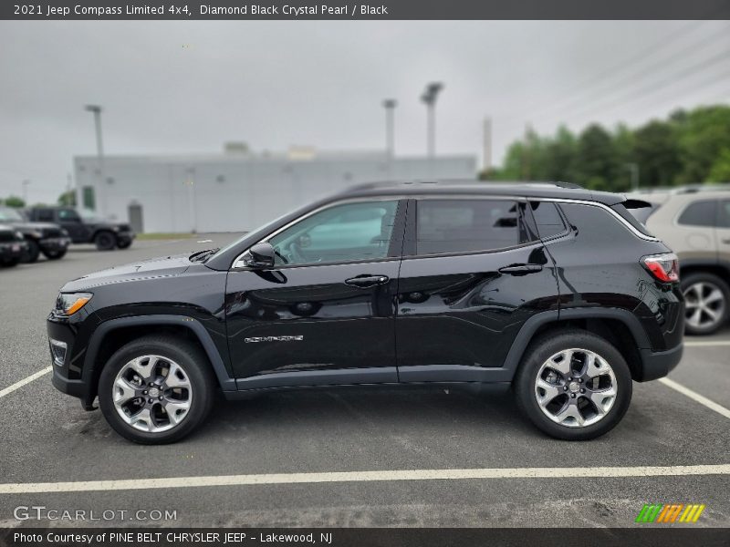 Diamond Black Crystal Pearl / Black 2021 Jeep Compass Limited 4x4
