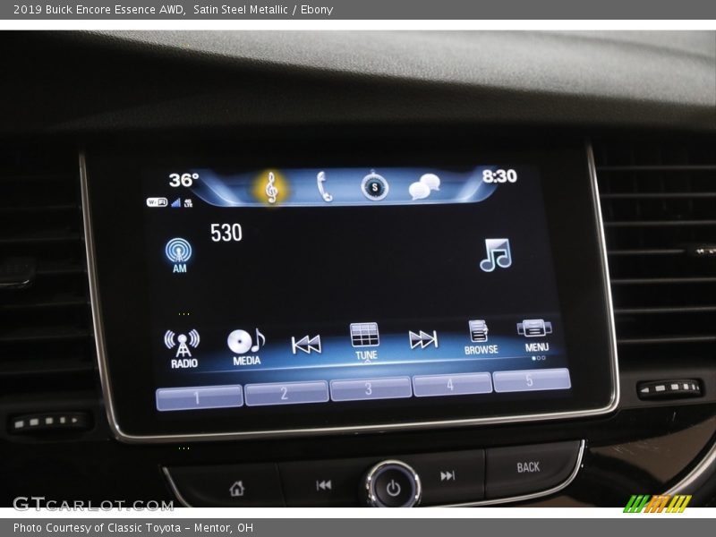 Satin Steel Metallic / Ebony 2019 Buick Encore Essence AWD