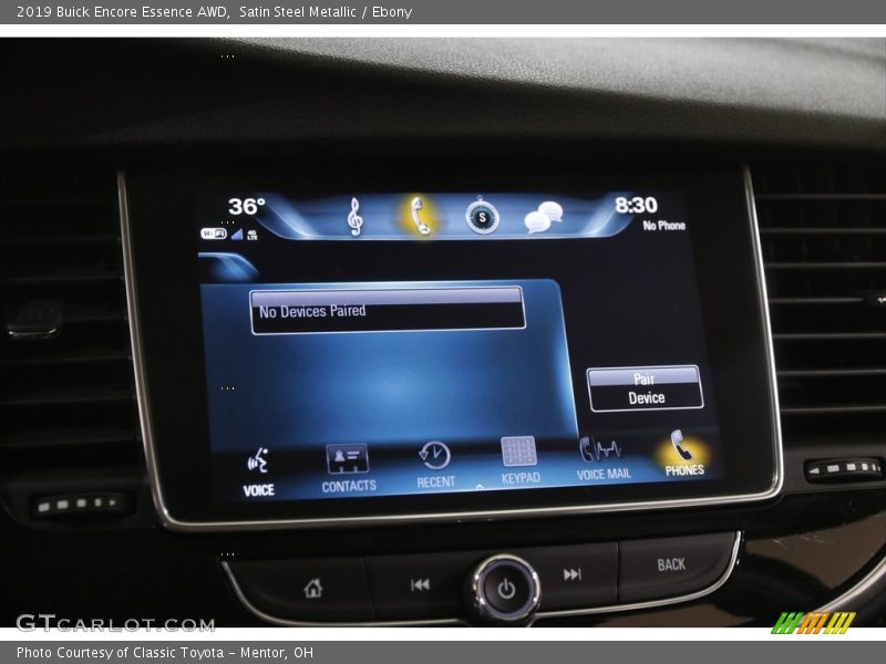 Satin Steel Metallic / Ebony 2019 Buick Encore Essence AWD